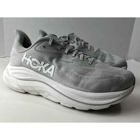 Hoka One One Other - Hoka One One Clifton 10 Shoes Mens Size 11 2E Wide Stellar Grey *Heavy Wear